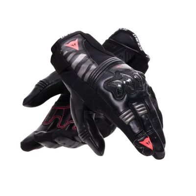 Dainese REACTO CARBON  SHORT WMN sportovní rukavice černé/růžové vel.M